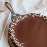 עוגת גבינה שוקולד אפויה
