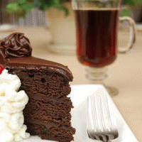 עוגת שוקולד בשתי שניות